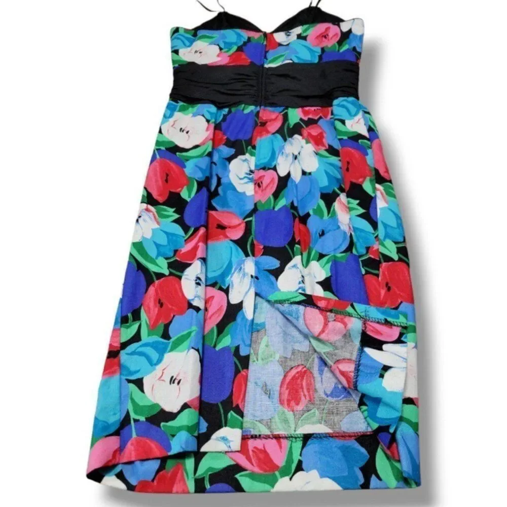 Vintage Darcy Dress Size 6 Womens Vintage Dress Floral Pencil Dress Union Made